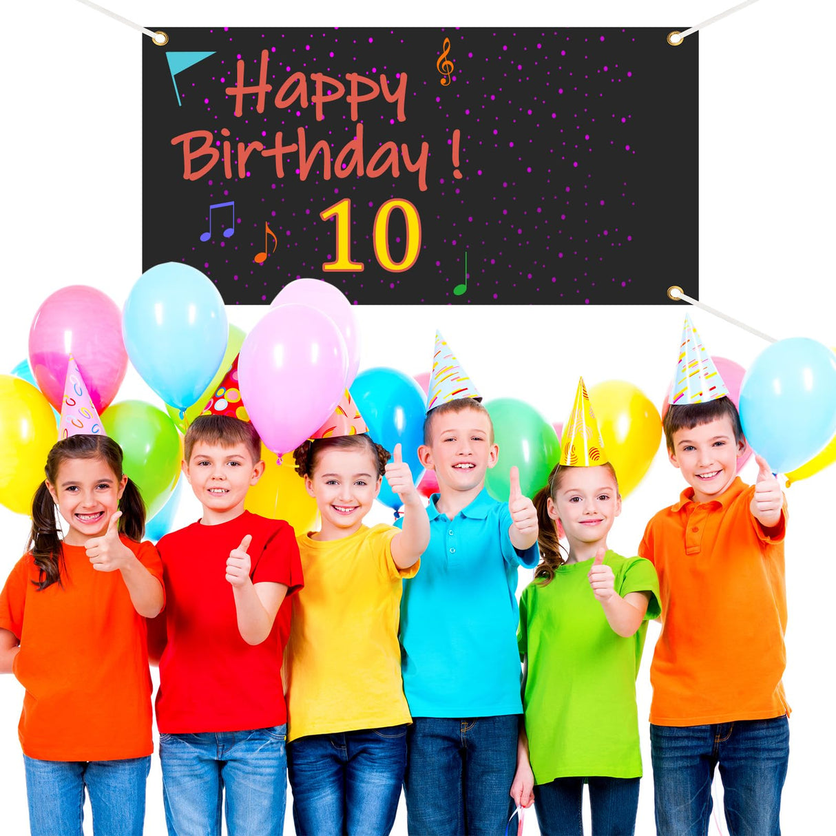 PATIKIL Vinyl Blank Banners Signs to Decorate 2'x10' Sublimation Black Banner with Hanging Rope for Business Outside Outdoor Wall, 2 Set PATIKIL