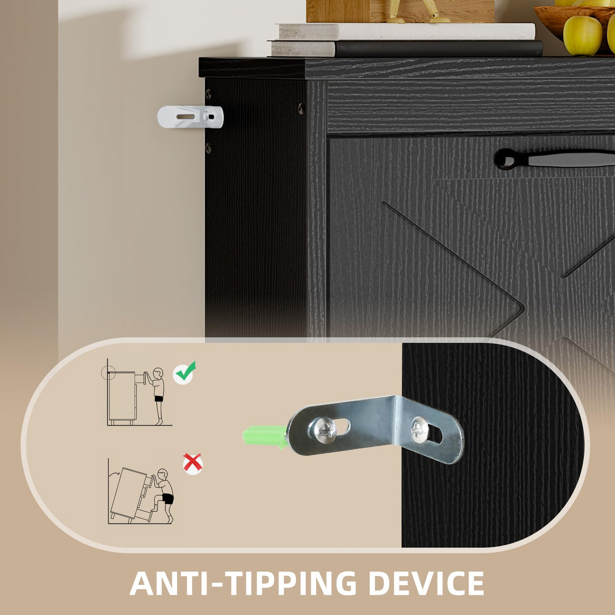 YITAHOME Shoe Cabinet with 4 Flip Drawers, Freestanding Shoe Rack, Shoe Organizer, Narrow Shoe Cabinet for EntryWay Hallway Living Room, Black YITAHOME