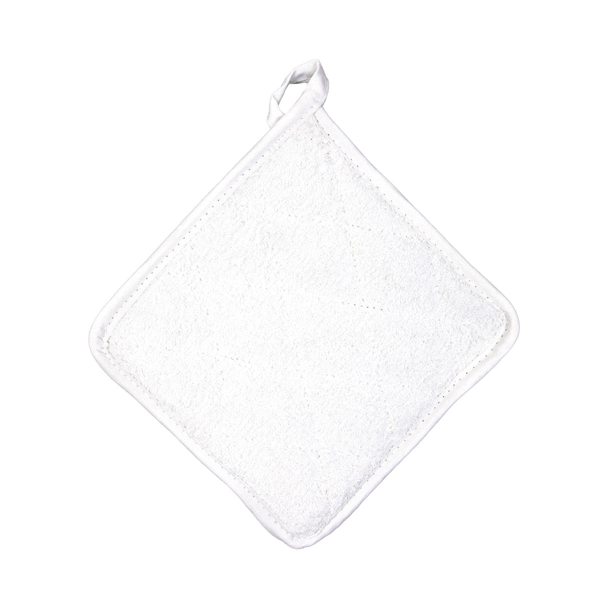 Arkwright Pot Holders for Kitchen - Heat Resistant Square Hot Pads Set of 12, Professional Grade Washable Cotton Coaster for Oven, Cooking and Baking, 7 x 7 in, White Arkwright LLC