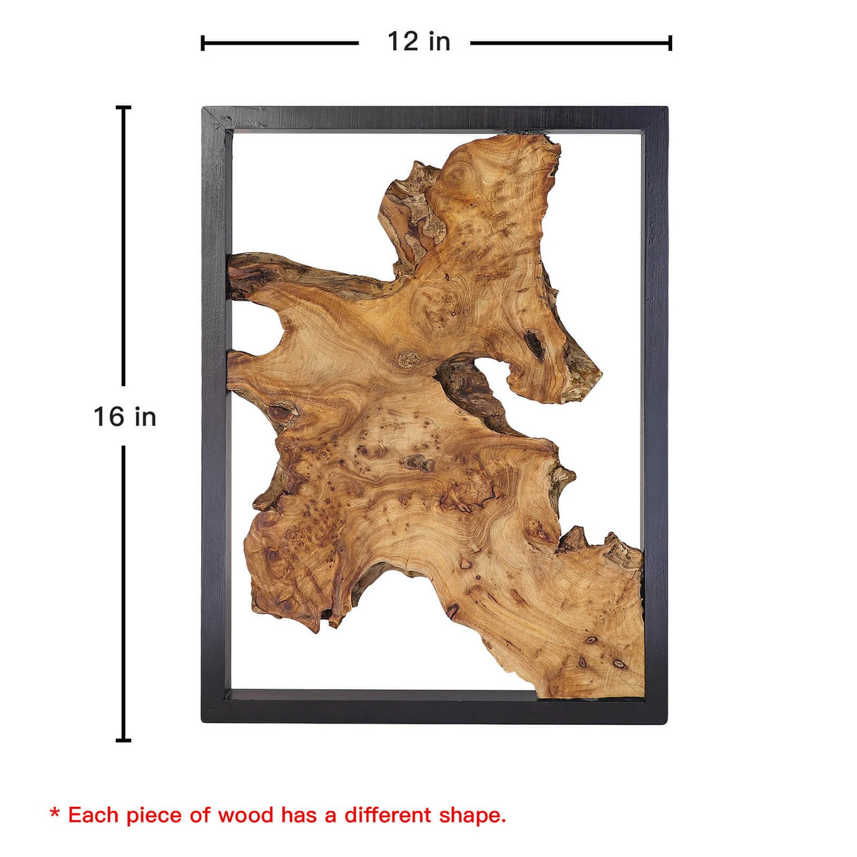 NAHARO Modern Wood Wall Decor- Natural wood Handcrafted Rustic Charm for Your Home - Perfect for Living Room, Bedroom,Kitchen,or Office NAHARO