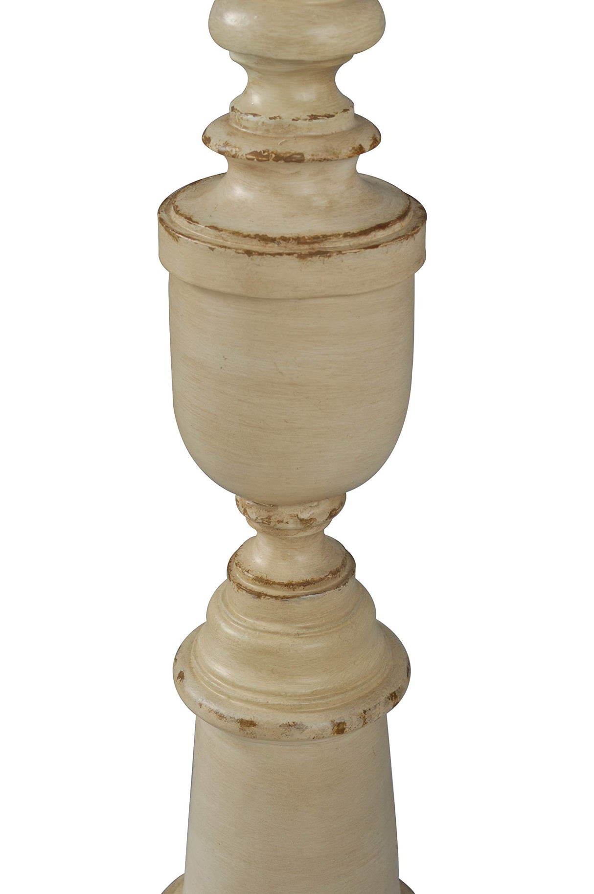 Collective Design L72020DSAM Floor Lamp, 11.5" D X 11.5" L X 65" H, Distressed Off White Collective Design