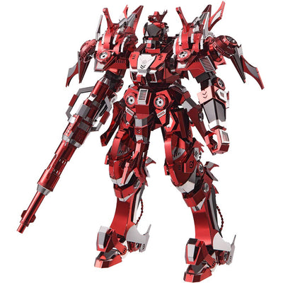Piececool 3D Metal Puzzles Mecha Model Kits, Red Thunder Figure Models Building Kits for Adults, DIY Brain Teaser 3D Puzzle for Teen Students Fidget Toys Perfect Birthday, 522 Pcs
