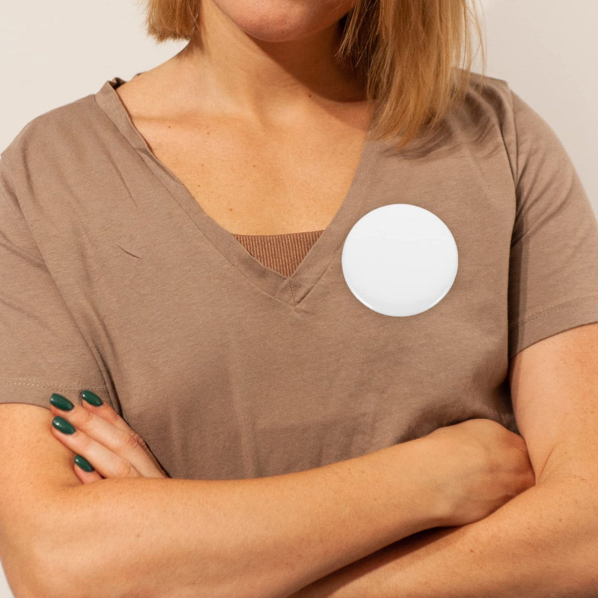 SEWACC 20 Pcs Blank Button Making Supplies Round Badge Button Parts Metal Button Pin Badges for Button Maker Machine DIY Craft Supplies White Decor SEWACC