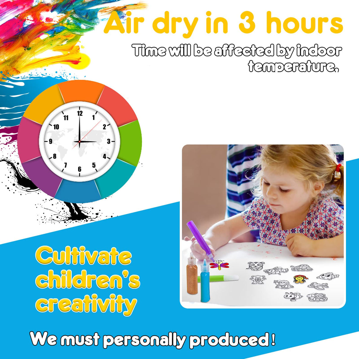 Window Paint Art, 36 Suncatchers Double Craft Kit for Kids – Children’s Make Your Own Fun Suncatcher Set Suction Cups DIY Car & Mirror Arts Crafts Children CAPKIT