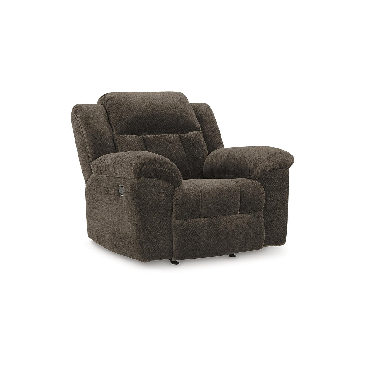 Signature Design by Ashley Frohn Urban Manual Rocker Recliner with Pillow-Top Arms, Dark Brown Signature Design by Ashley