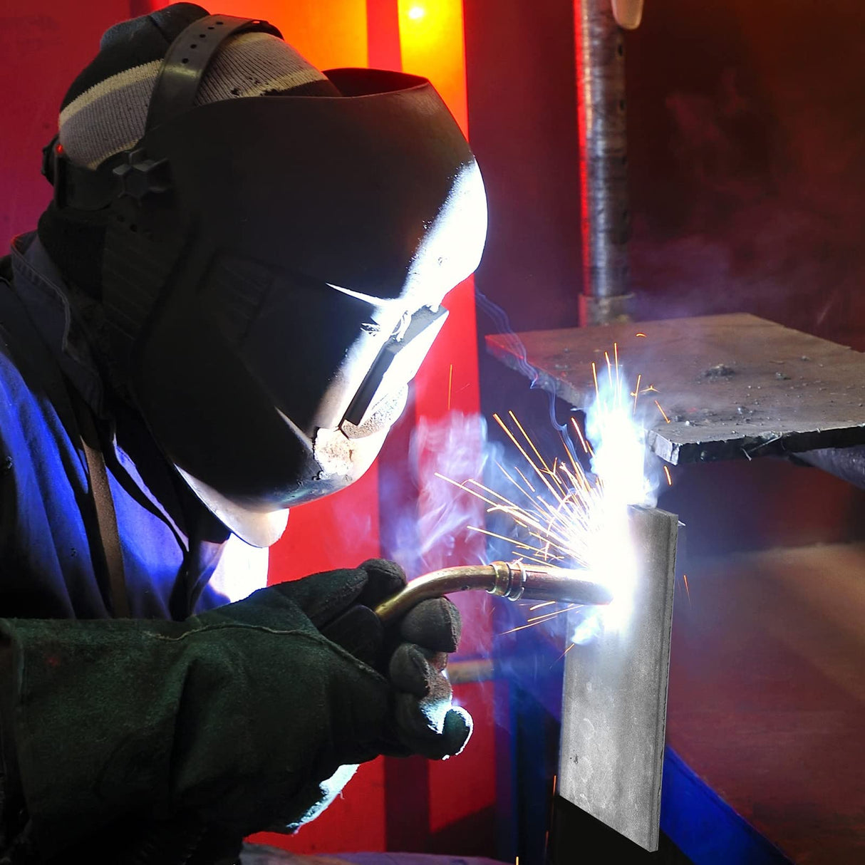 24 Pcs Welding Coupons 2 x 4 Inch Mild Steel Welding Kit 11 Gauge Mild Steel Plate Welding Accessories Welding Plate Welding Practice and Training for MIG, TIG, Stick, Arc, Gas and Brazing Zonon