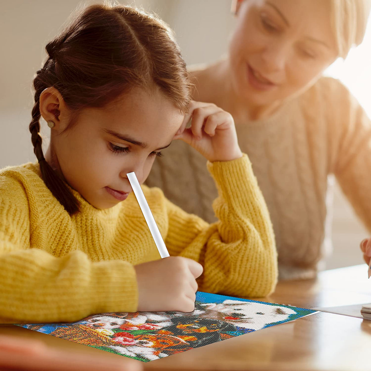 FORLAND Dog Diamond Painting Kits for Adults Beginners - 5D DIY Funny Puppy Full Drill Diamond Kits Painting Crafts for Home Wall Decor, Diamond Art Kits,12x16inch FORLAND