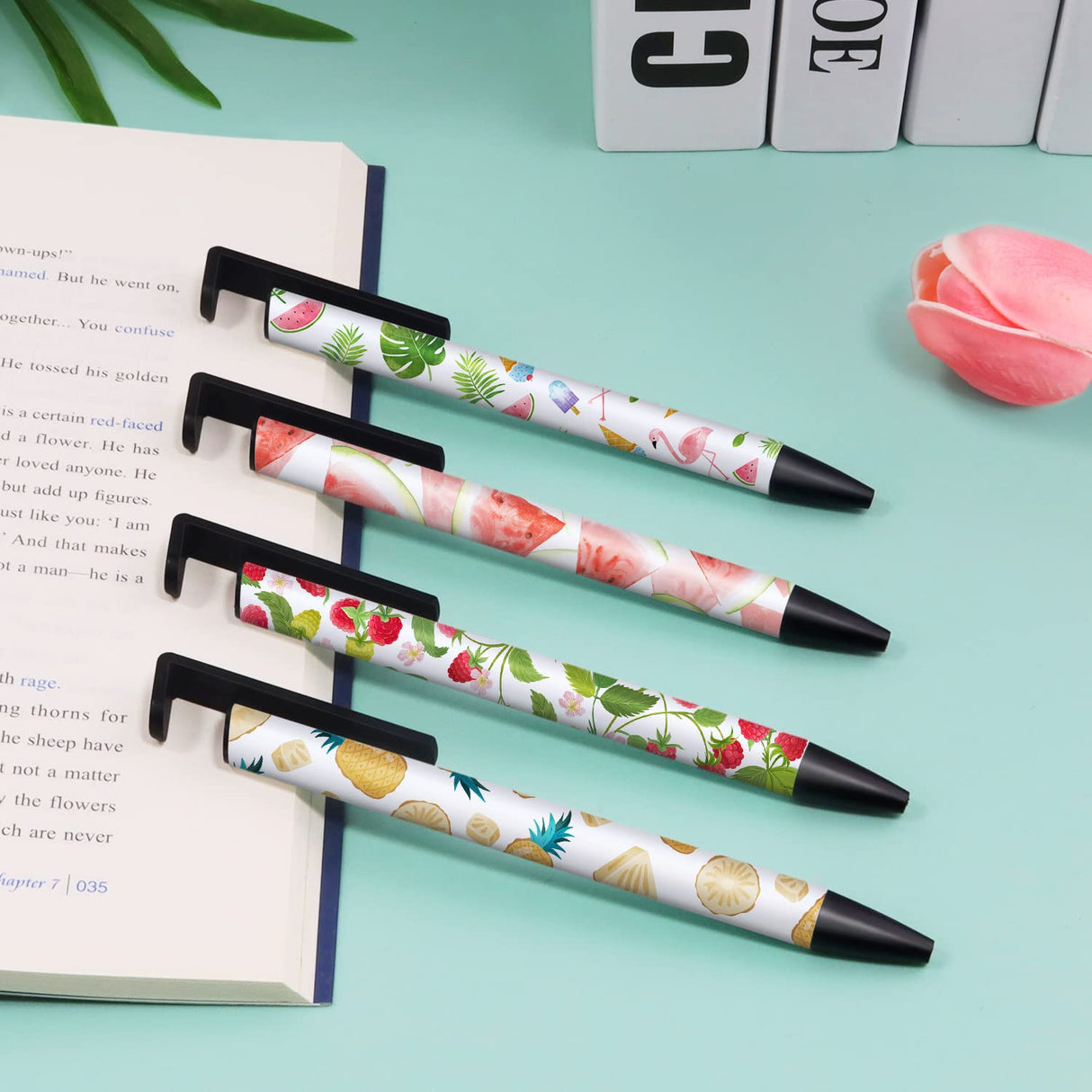 BEDSIFV 10 Pack Sublimation Pens Blank, Heat Transfer Pen Bulk with Heat Resistant Tape & Shrink Wrap & Replacement Ballpoint Refill for Sublimation DIY Office School Stationery Supplies BEDSIFV