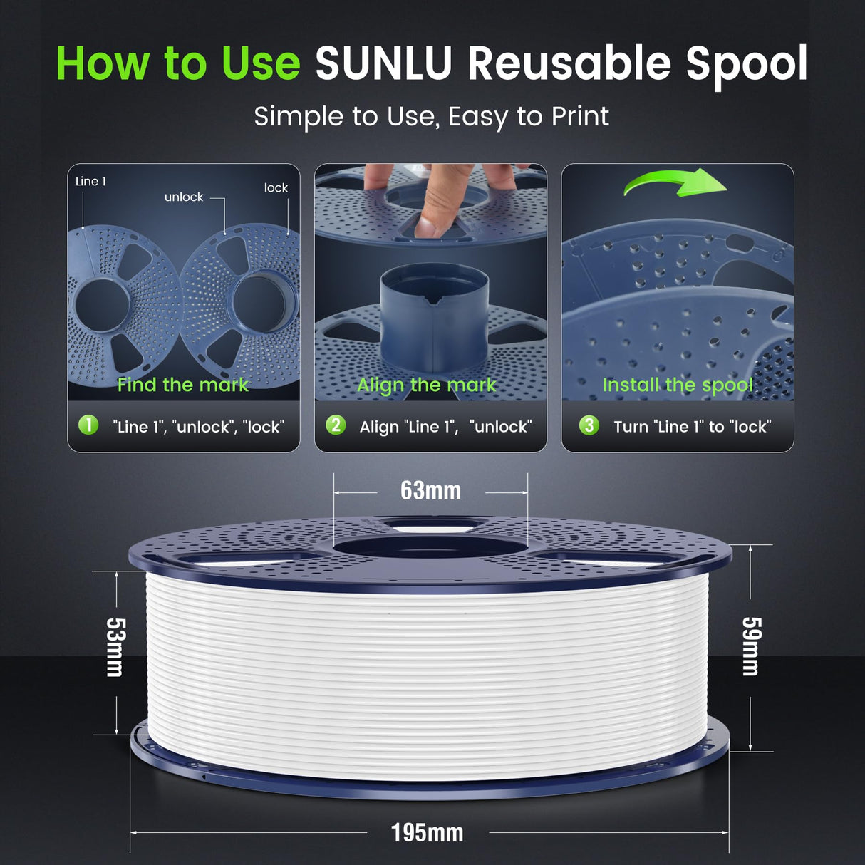 SUNLU High Speed PLA Filament 1.75mm, 30mm/s - 600mm/s Print Range, High Flow Speedy 3D Printer PLA Filament, Designed for Fast Printing, Good for Fast Printing, 1KG Pink SUNLU