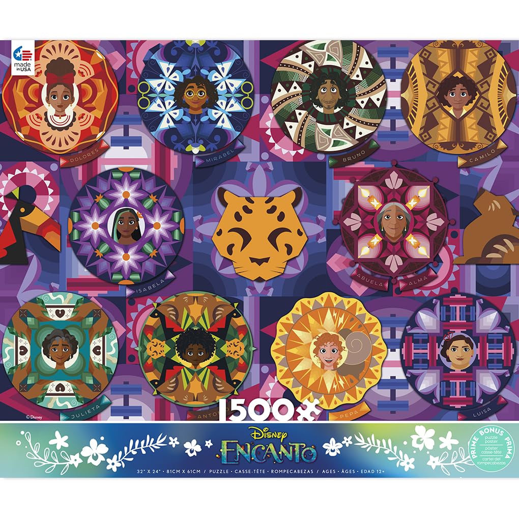 Ceaco - Disney - Encanto - Mandala - 1500 Piece Jigsaw Puzzle Ceaco