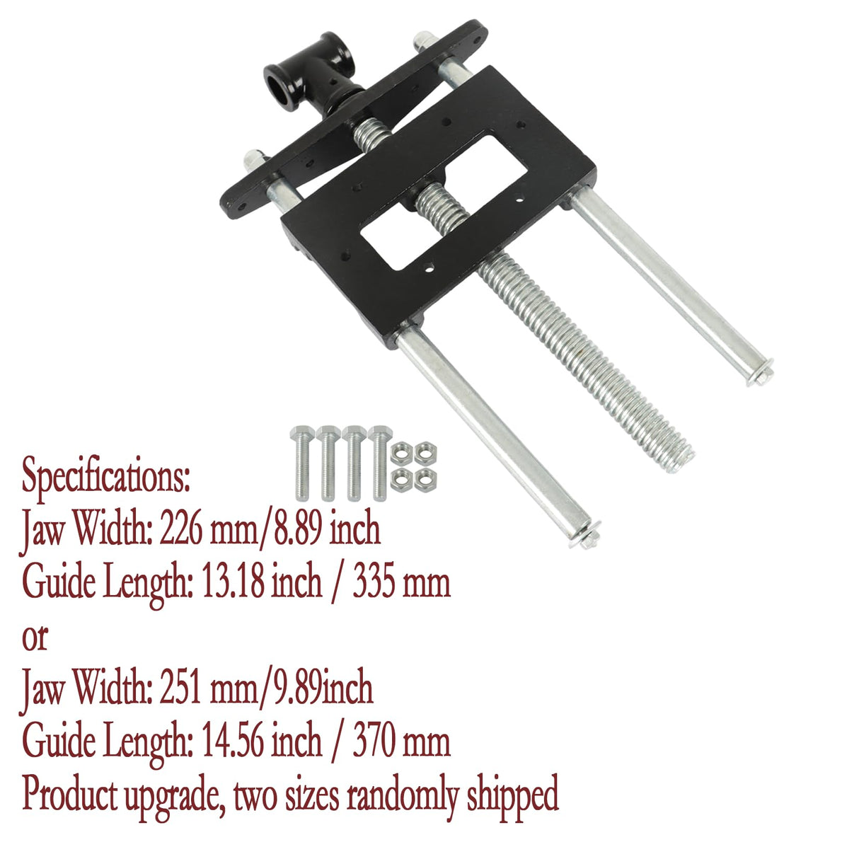 findmall 9 Inch Woodworking Front Vise Woodworking Bench Vise Heavy-Duty Steel and Cast Iron Front Screw Vise Woodworker's Vise Fit for Making Woodworking findmall