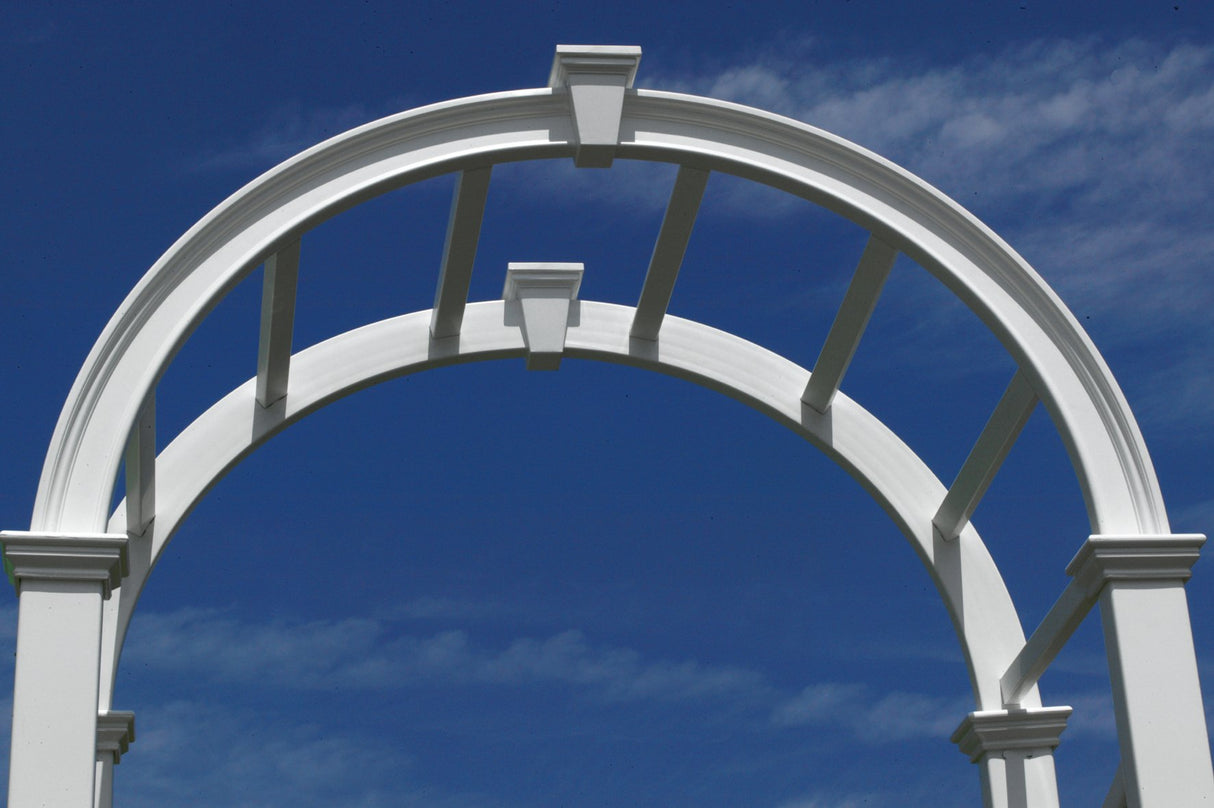 Vienna 49"W x 91"H Vinyl Arbor Vita