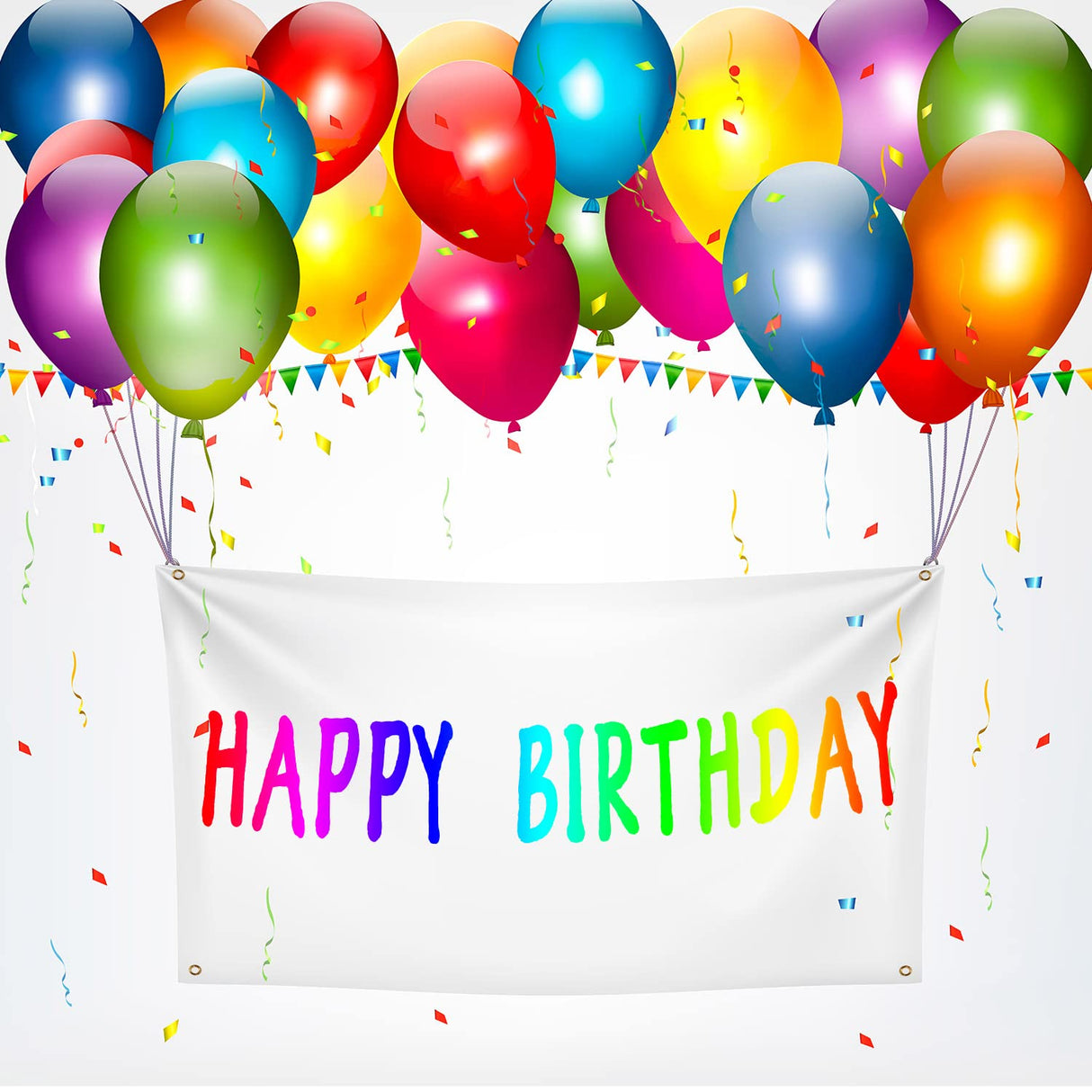 Large Banners and Signs Blank Banner Polyester Oxford Cloth Sublimation Banner with Hanging Rope for Indoor Wall Outdoor Easy Hang Signs DIY Banner Signs for Business Office (White,2 x 4 Feet) Zonon