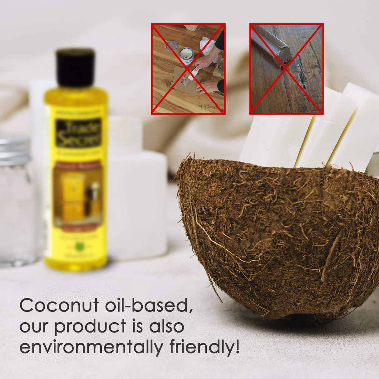 Trade Secret Scratch Remover for Wood Furniture and Floor Cover Nicks and Scratches, Camouflage Minor Defects (8oz / 236 Ml)… (Light) Trade Secret