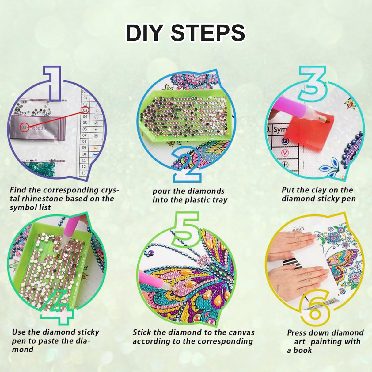 Anuver Diamond Painting Kits for Adults, Elephant 5D Special Shape Crystal Rhinestones Diamond Painting for Beginners, Diamond Art Kits for Home Wall Decoration, 12×12 Inch Anuver