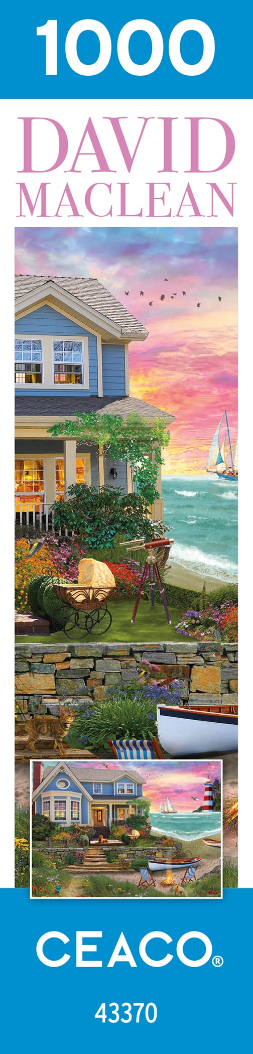 Ceaco - David MacLean - Heart Beach - 1000 Piece Jigsaw Puzzle Ceaco