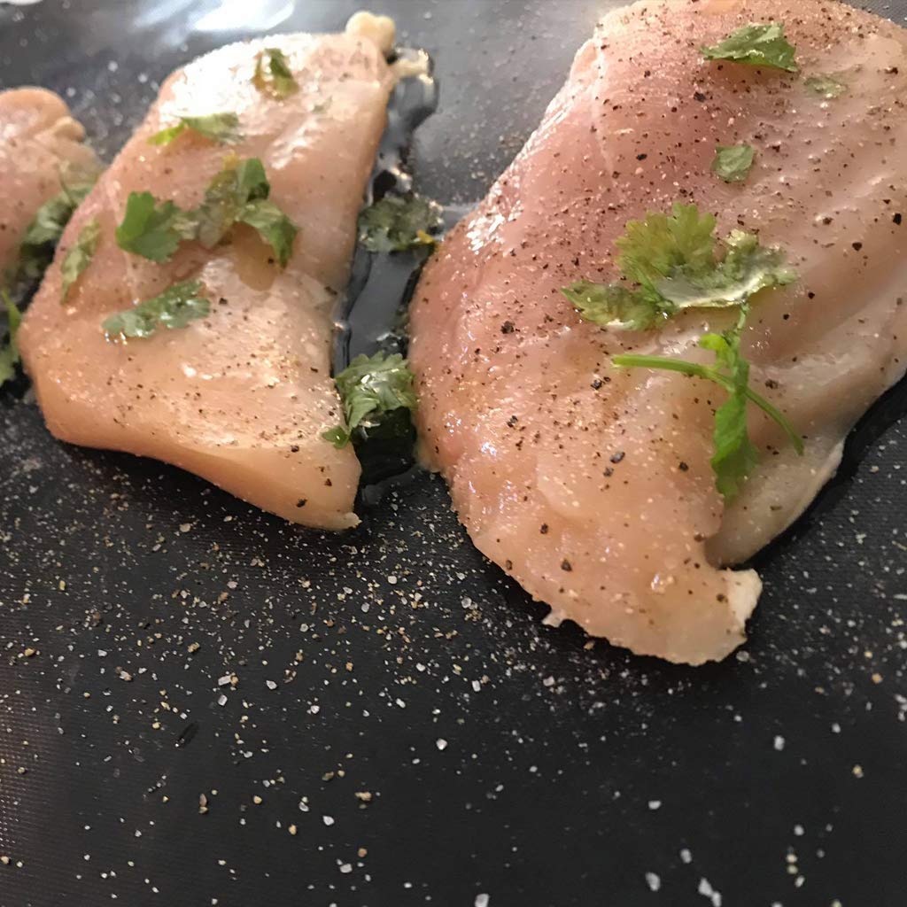 AOOCAN Grill Mat - Set of 5 Heavy Duty Grill Mats Non Stick, BBQ Outdoor Grill & Baking Mats - Reusable, Easy to Clean Barbecue Grilling Accessories - Work on Gas Charcoal Electric - Extended Warranty Aoocan