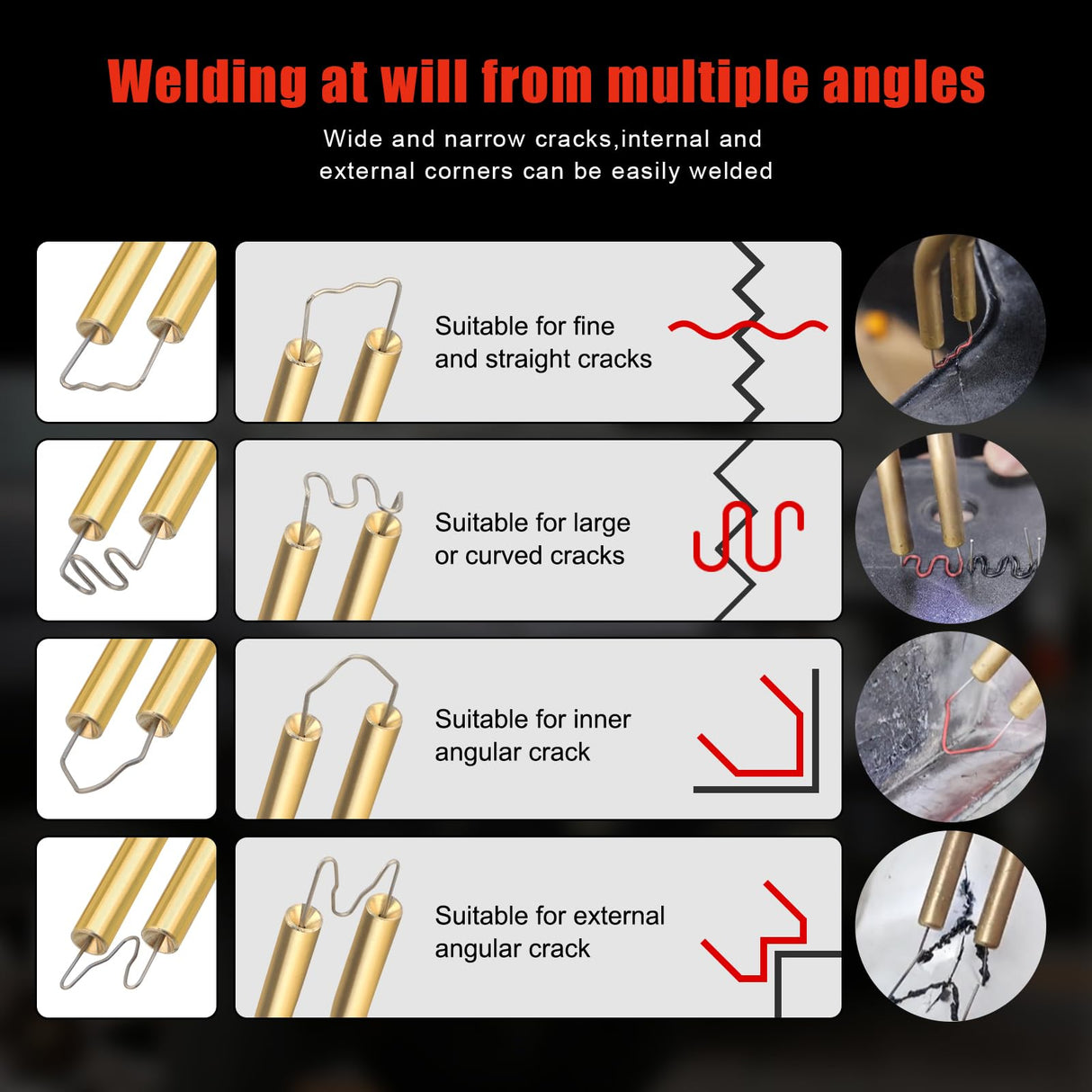 ATOLS Plastic Welder, 1000PCS Staples, Plastic Welding Kit, Hot Stapler Kit, Plastic Welder Gun Kit, Car Bumper Repair Kit, Plastic Repair Kit (Corded, Red) ATOLS