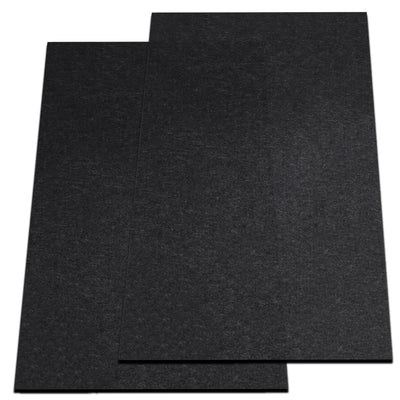 Cheardia 2 Pack Garage Floor Mat, 60 x 36 Inches Oil Spill Mat Under Car with Waterproof Backing, Black Reusable Rubber Mat Garage Mat Oil Mat for Driveway Protects Surfaces