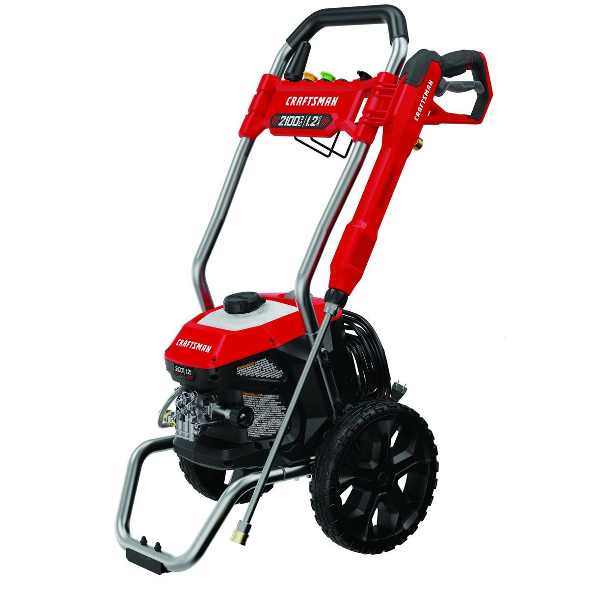CRAFTSMAN Electric Pressure Washer, Cold Water, 2100-PSI, 1.2 GPM, Corded (CMEPW2100) CRAFTSMAN