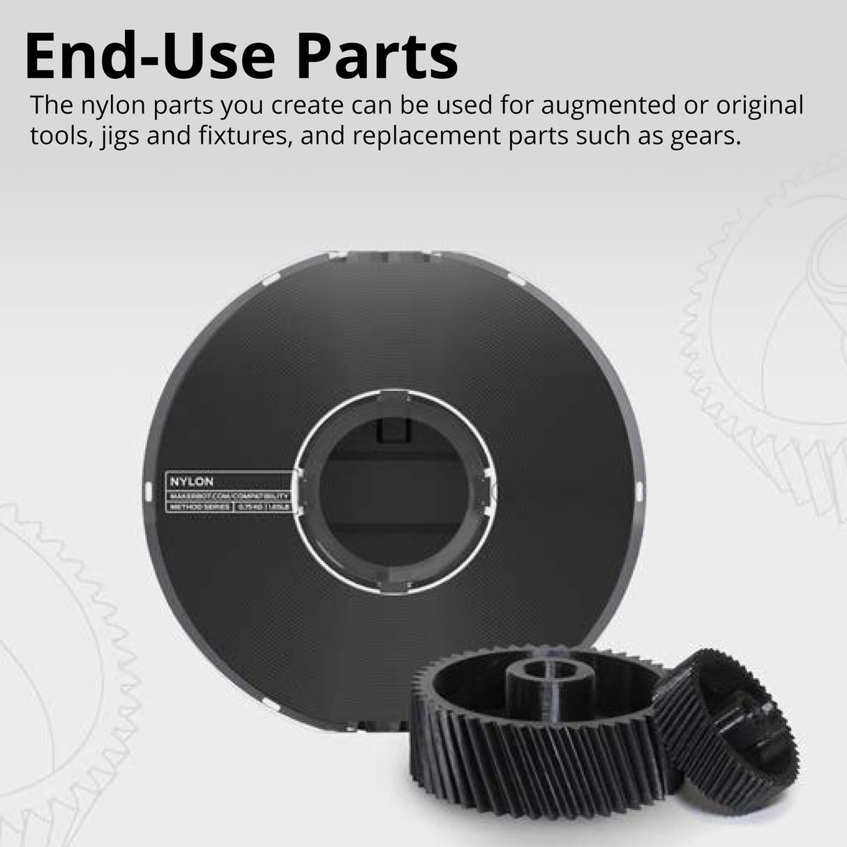 MakerBot 375-0033A Method Nylon Filament for Method 3D Printer (Black, 1.54Lb) MakerBot