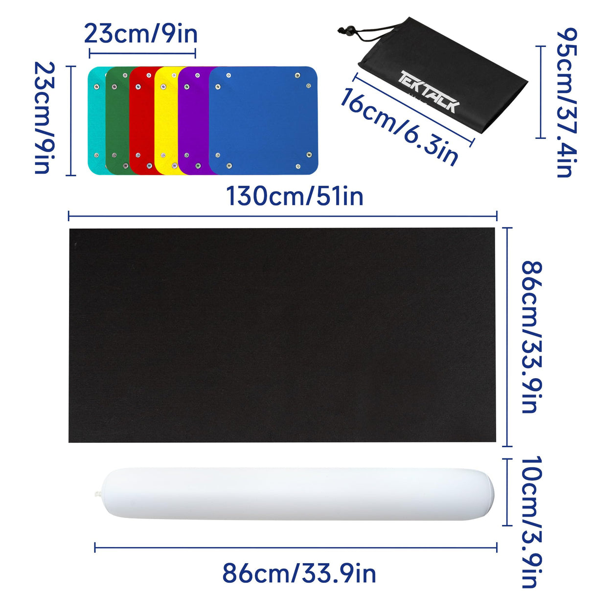 Tektalk Higher-Capacity Design, Jigsaw Puzzle Roll-up Mat in Delicate Packaging Box with Hand Pump, Storing for 2000, 1500, 1000, 500 Jigsaw Puzzle Pieces Tektalk