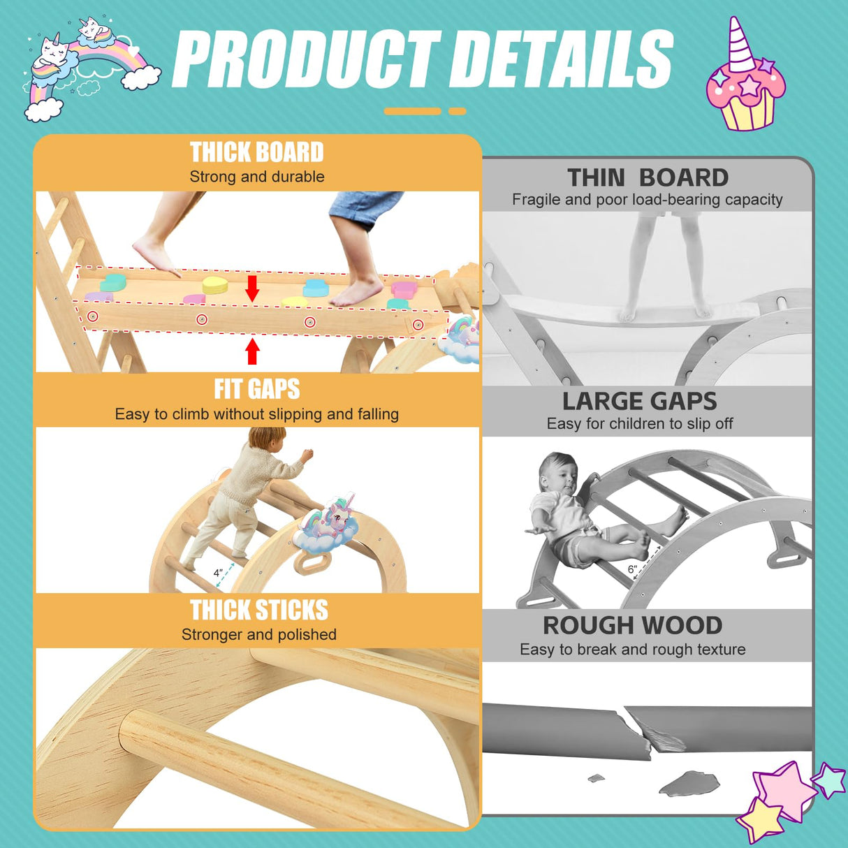 10 in 1 Pikler Triangle Set, Wooden Toddler Climbing Toys, Montessori Jungle Gym Indoor Playground with Swing Slides, Climbing Wall Net, Arch for Kids Boys and Girls Andrti