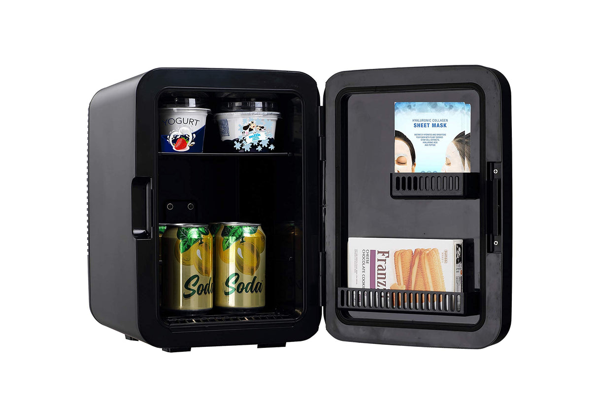 FRIGIDAIRE Portable 10L, 15-can Mini Fridge Brushed Stainless Rugged Refrigerator, EFMIS183-SS (Renewed) Frigidaire