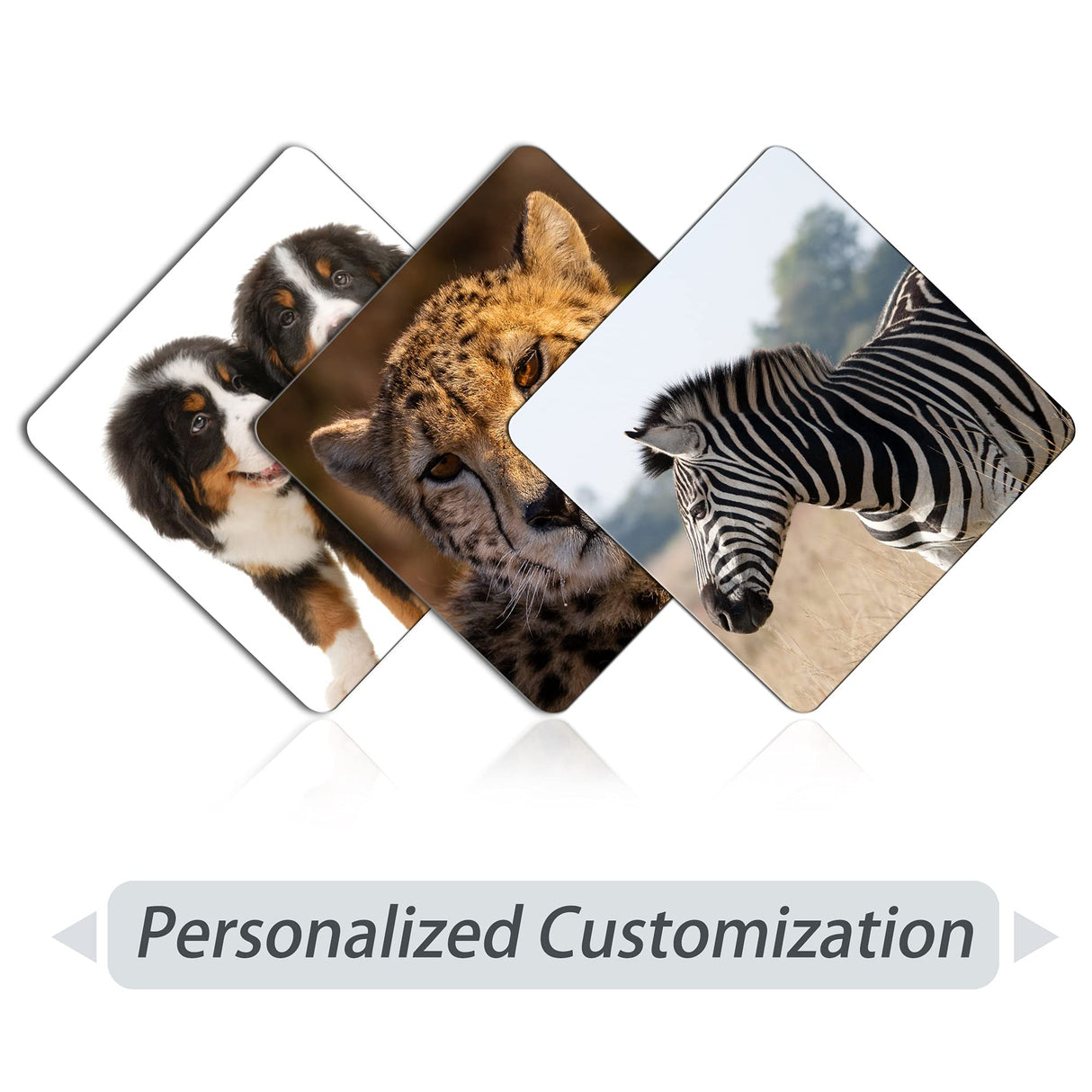 10 PCS Square Sublimation Coaster Blanks Cup Mat Sublimation Rubber Coasters Sublimation Blank Heat Transfer Cup Mat(10x10x0.3CM) MS WGO