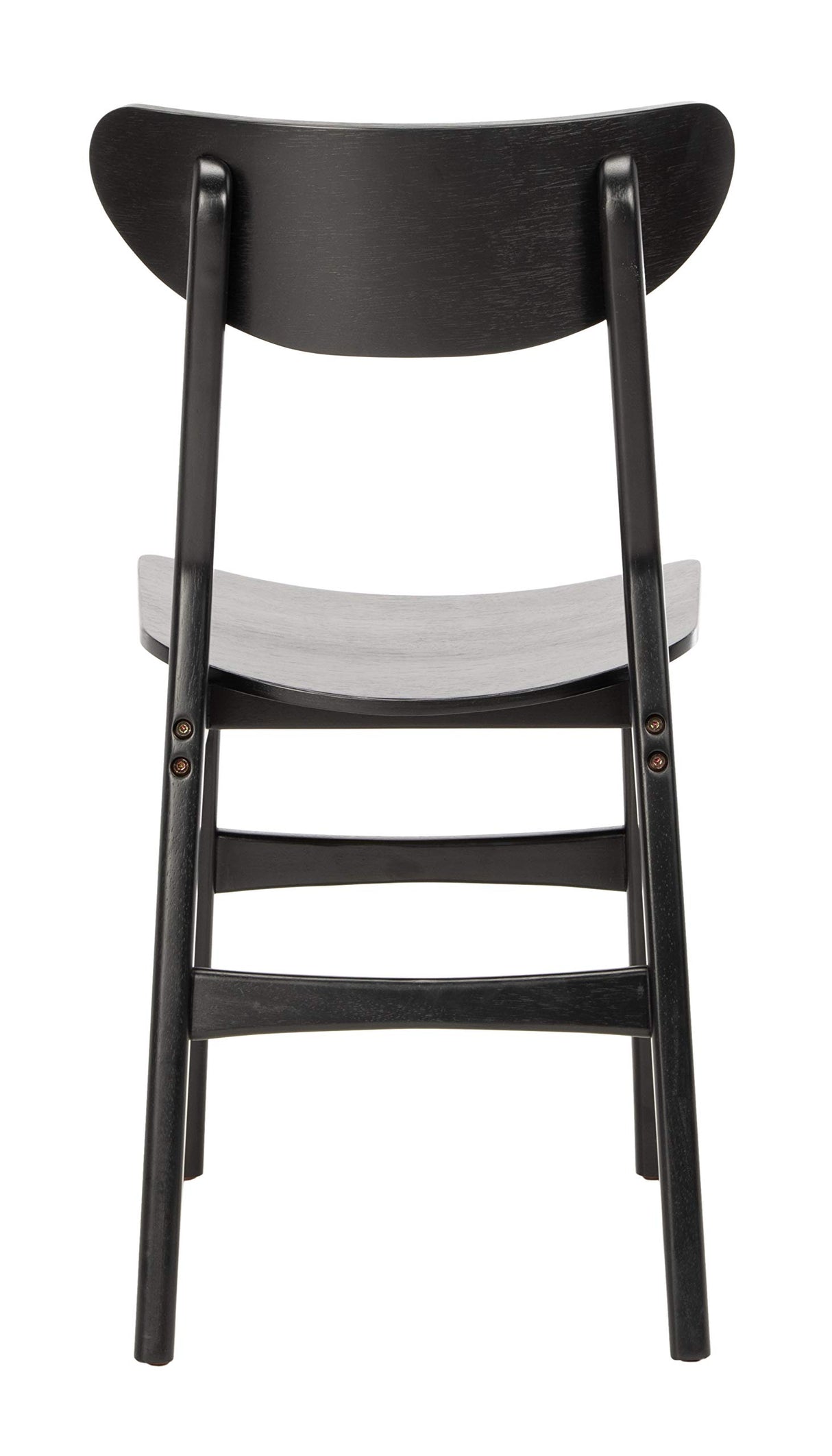Safavieh Home Lucca Retro Black Dining Chair, Wood, Set of 2 Safavieh