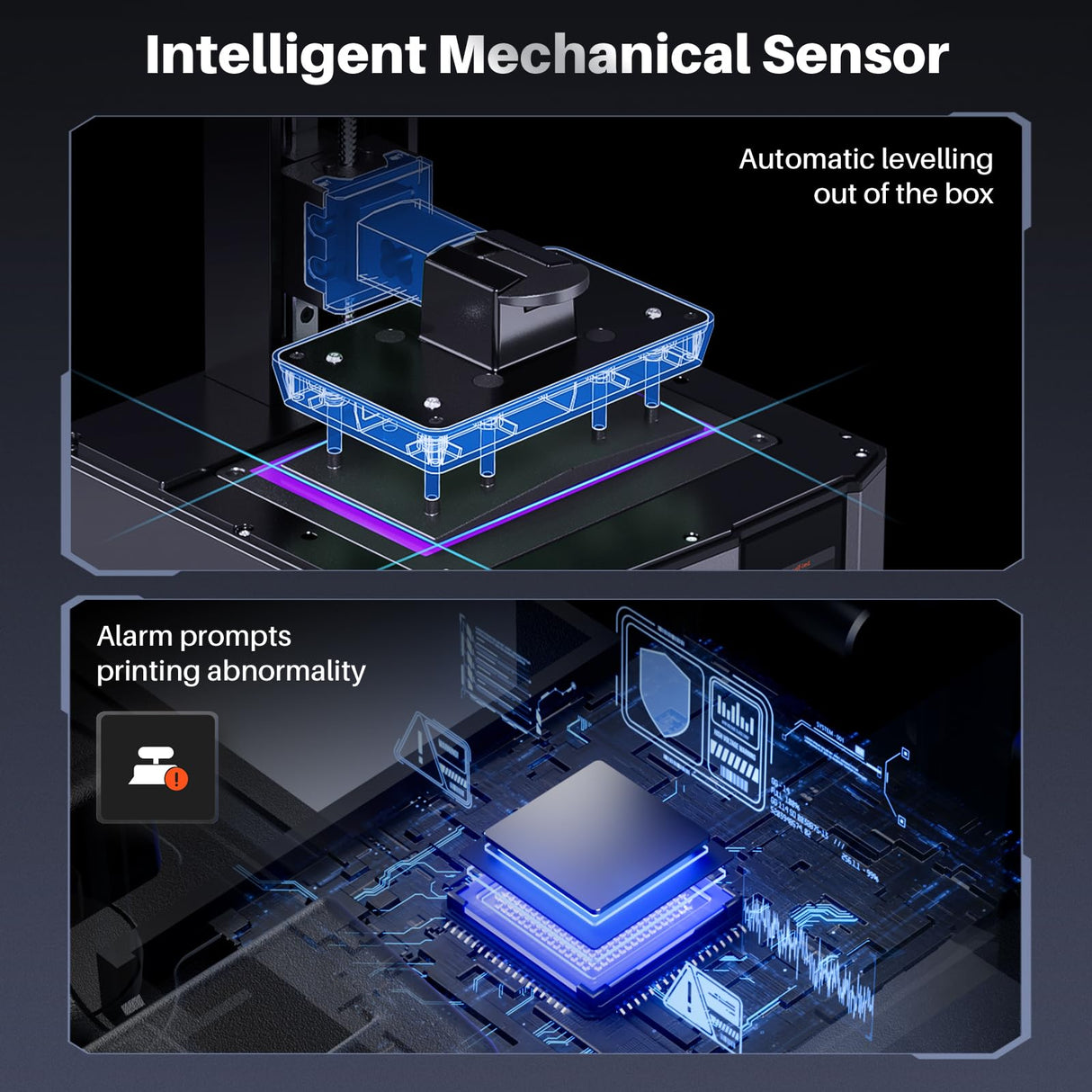 ELEGOO Mars 5 Ultra 9K MSLA Resin 3D Printer, Smart Mechanical Sensor, Fast Printing Up to 150mm/h, AI Camera, WiFi Cluster Printing, Automatic Leveling, Large Printing Size 6.04 * 3.06 * 6.49 inch ELEGOO
