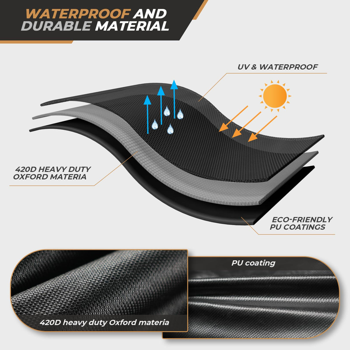 Egg Chair Cover Waterproof Double Egg Chair Covers for Outdoor Furniture 420D Patio Hanging Swing Chair Cover 91x80 inches Aurragiy