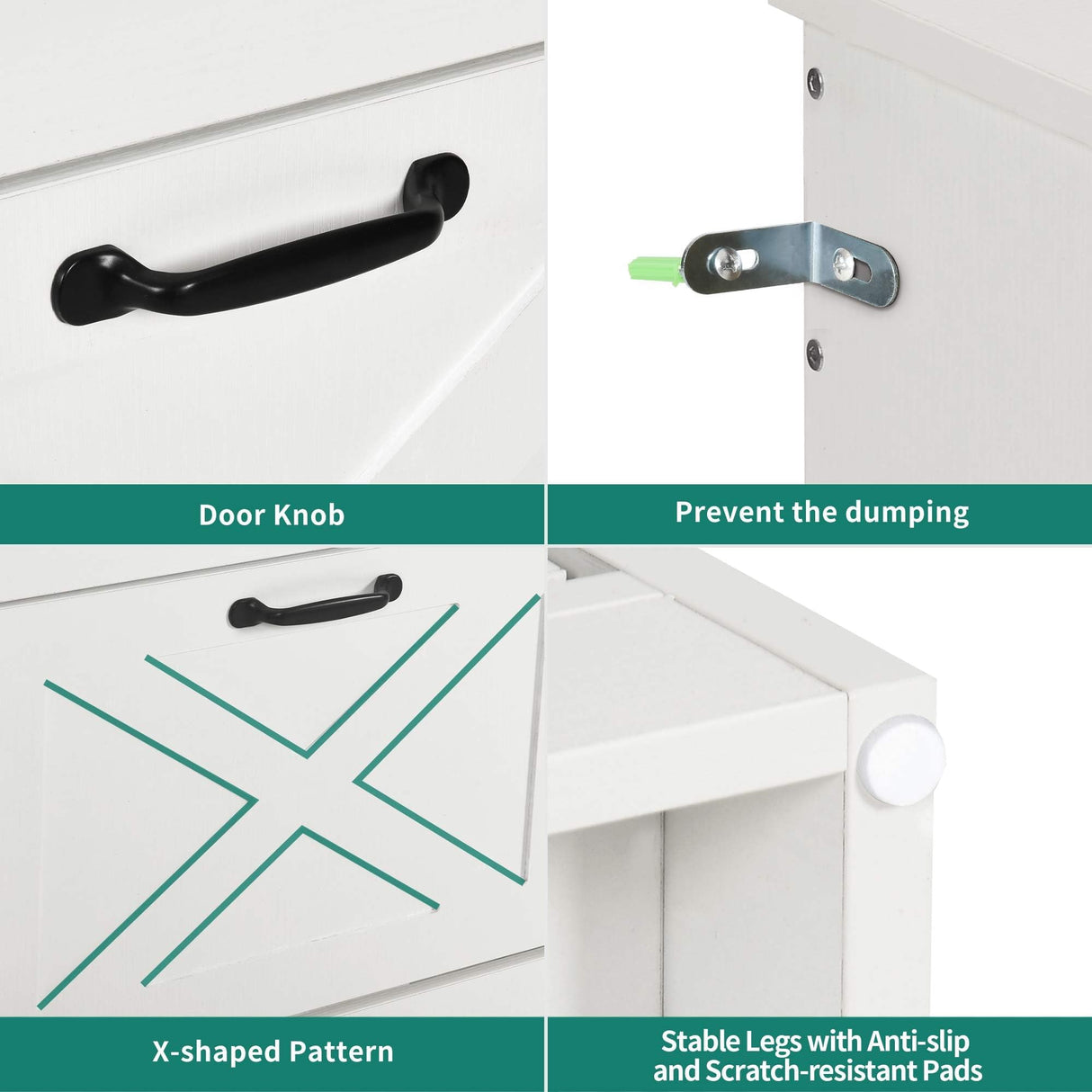 YITAHOME Shoe Cabinet with 4 Flip Drawers, Freestanding Shoe Rack, Shoe Organizer, Narrow Shoe Cabinet for EntryWay Hallway Living Room, White YITAHOME