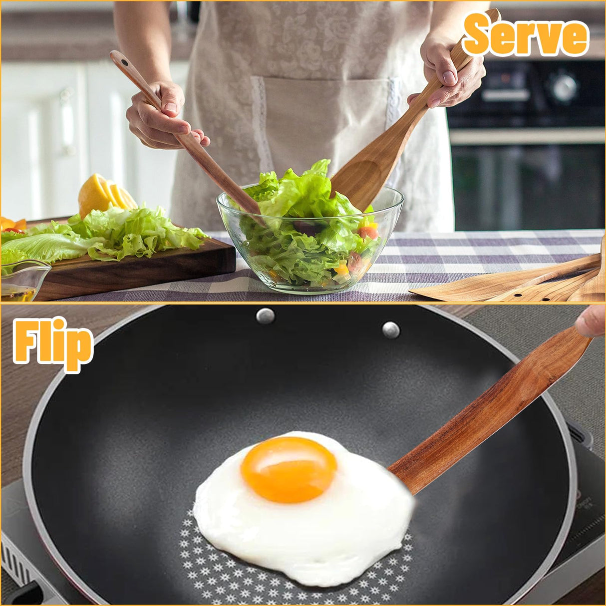 11 Inch Skinny Wooden Spurtle Blender Spatula Sourdough Mixer Bread Stirring Spatula Wood Utensil Tool Flat Stirring Stick Bread Spatula for Dough Cooking Spreading Baking Whisking Mixing Jar Scraping Qianyu