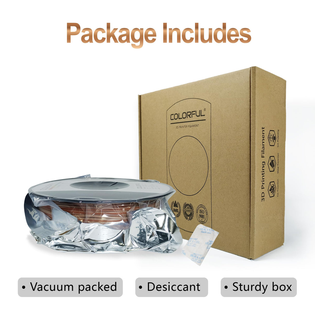 COLORFUL Wood Grain PLA 3D Printer Filament 1.75mm, Dual Color Filament with 20% Wood Fiber, 3D Printing PLA Filament Wood Grain Filament, 1kg Spool (2.2 lbs),Dimensional Accuracy +/- 0.05 mm colorful