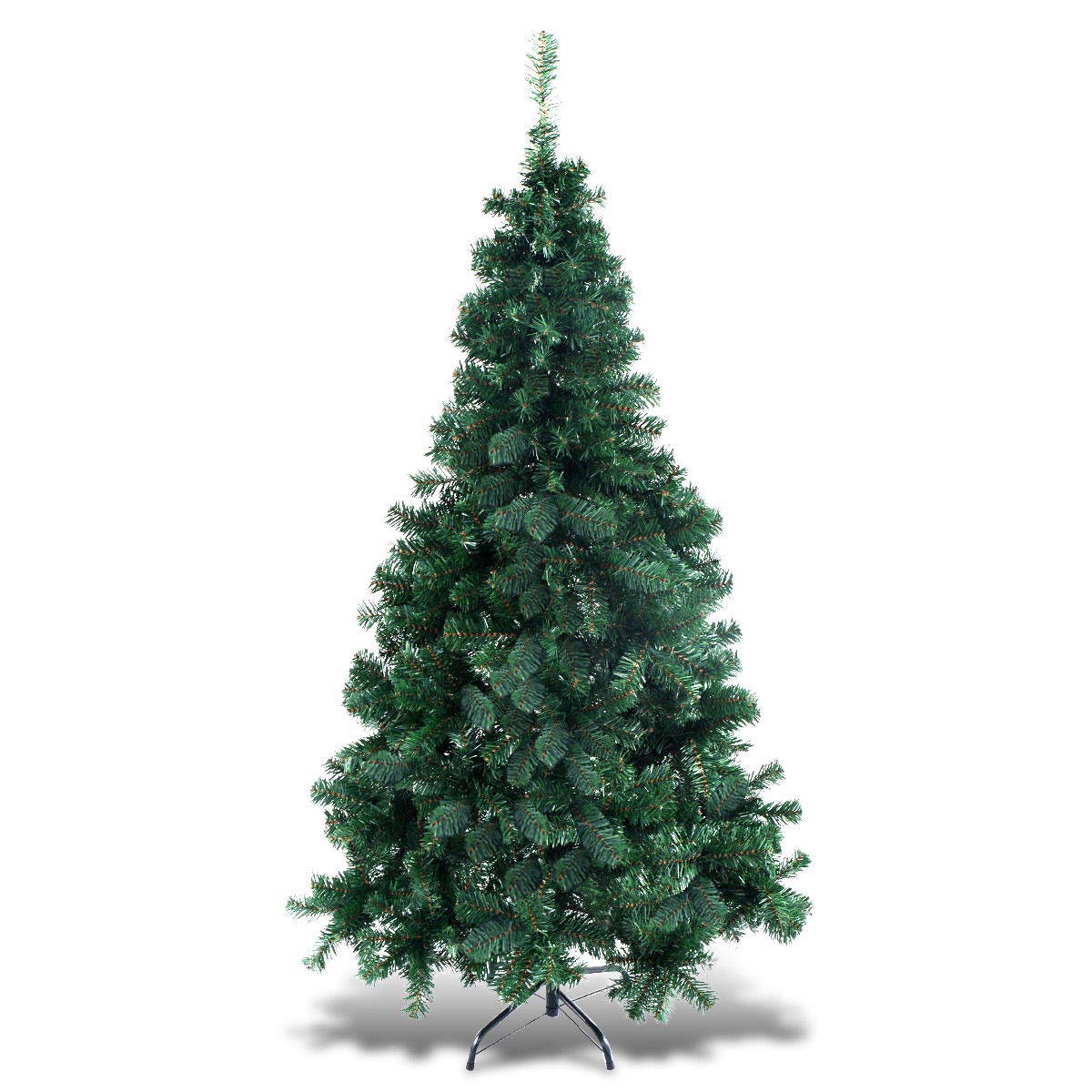 COSTWAY 7Ft Artificial PVC Christmas Tree W/Stand Holiday Season Indoor Outdoor Green COSTWAY