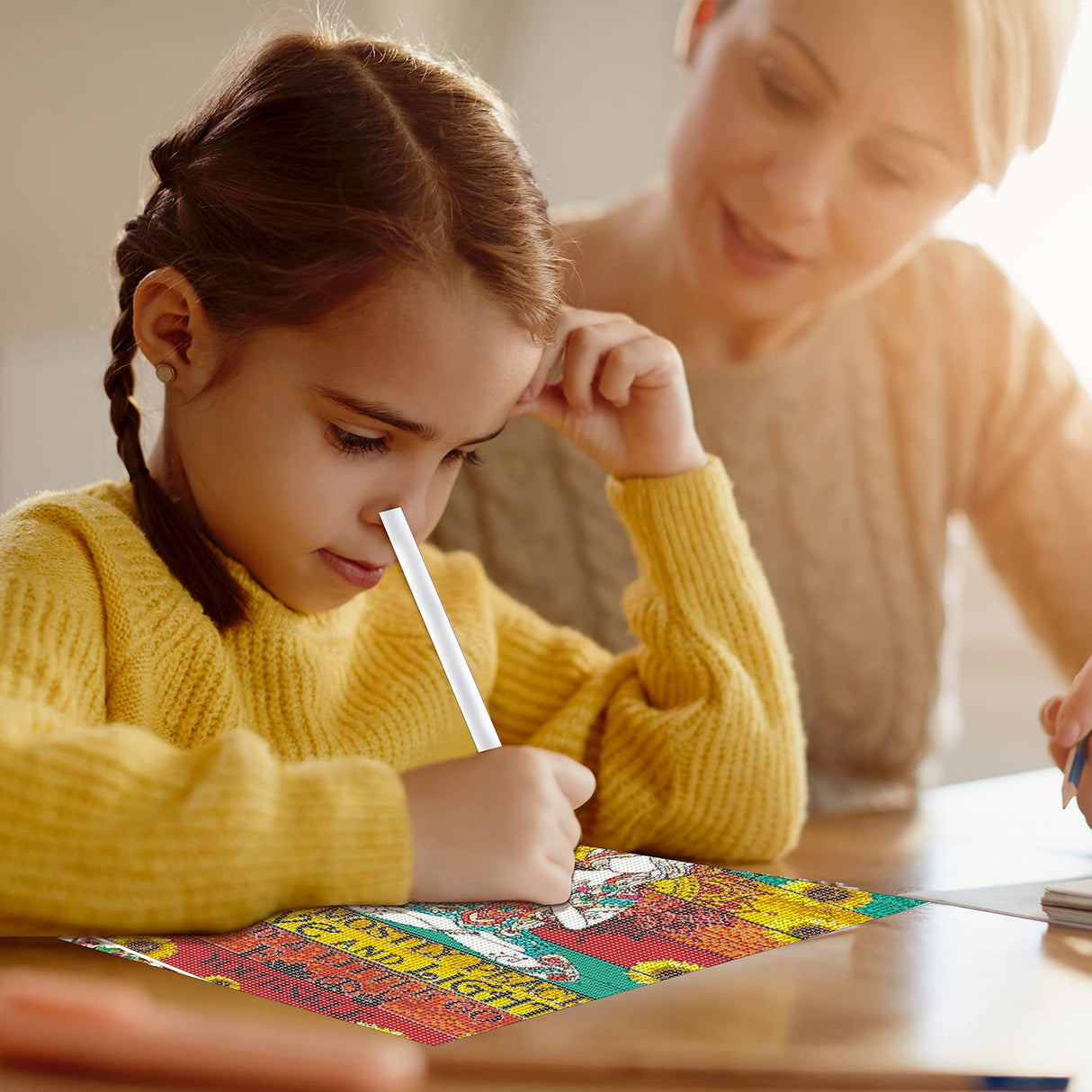 FORLAND Inspirational Diamond Painting Kits for Adults Beginners - 5D DIY Sunflower Full Drill Diamond Kits Painting Crafts for Home Wall Decor, Diamond Art Kits,12x16inch FORLAND