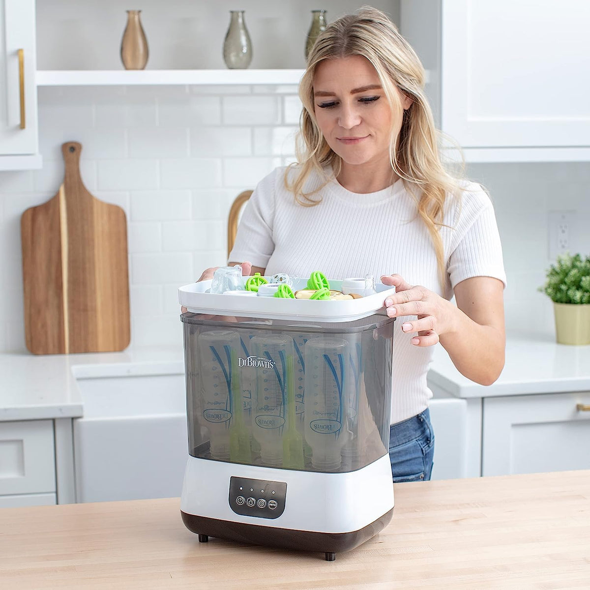 Dr. Brown's All-in-One Sterilizer and Dryer for Baby Bottles, Parts & Other Newborn Essentials Dr. Brown's