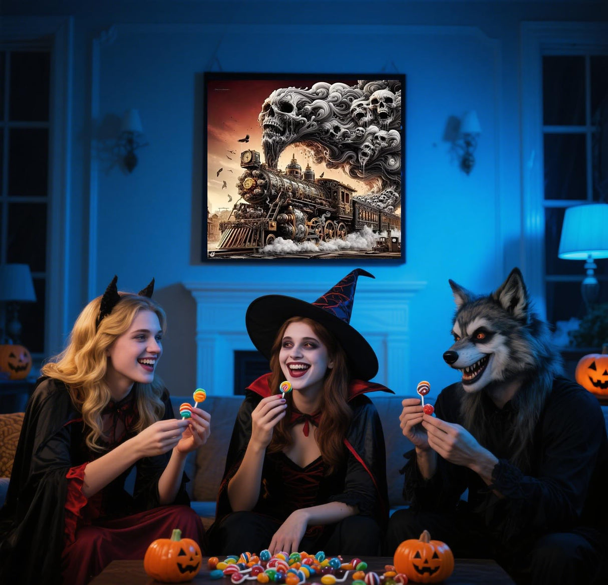 GXGLLPZBY Diamond Art Kits for Adults, Steam Strain Diamond Painting Kits for Beginners, 5D DIY Skull Paint by Diamond,Full Round Drill Diamond Dot Gem Art Home Wall Decor 13.78x13.78in GXGLLPZBY