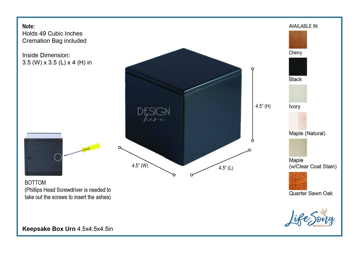 LifeSong Milestones Personalized Memorial Small Cremation Urn for Human Ashes Wooden Keepsake Urn for Ashes, Engraved Handmade Funeral Urn Holds 49 LifeSong Milestones