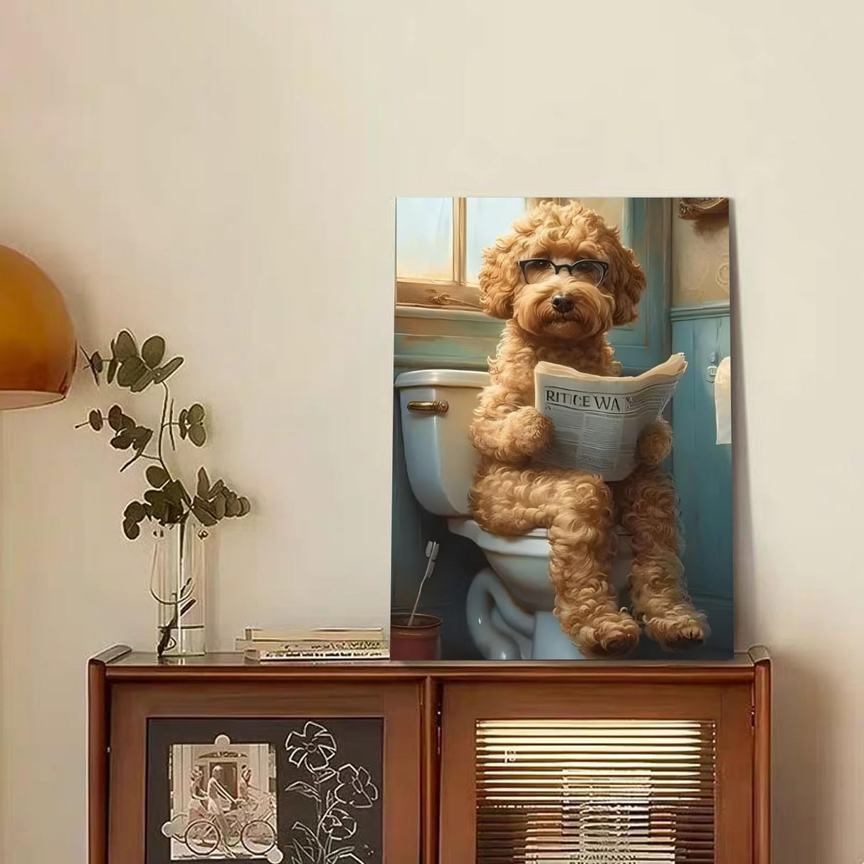 Reivworl Dog Paint by Numbers Kit for Adults, Dog Paint by Number Adult, Painting by Numbers for Gifts and Home Interior Decor 16x20 Inch Reivworl