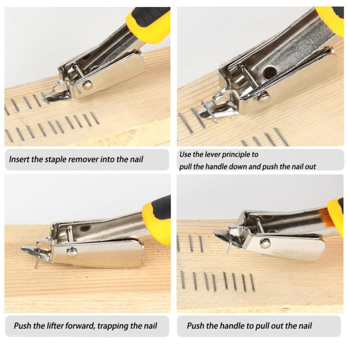 ZENFUN Set of 4 Canvas Stretcher Pliers with Staple Remover, 2 PCS Canvas Stretcher Pliers with 2 Staple Removers, Canvas Stretcher Plier Set for Art Oil Painting Framing ZENFUN