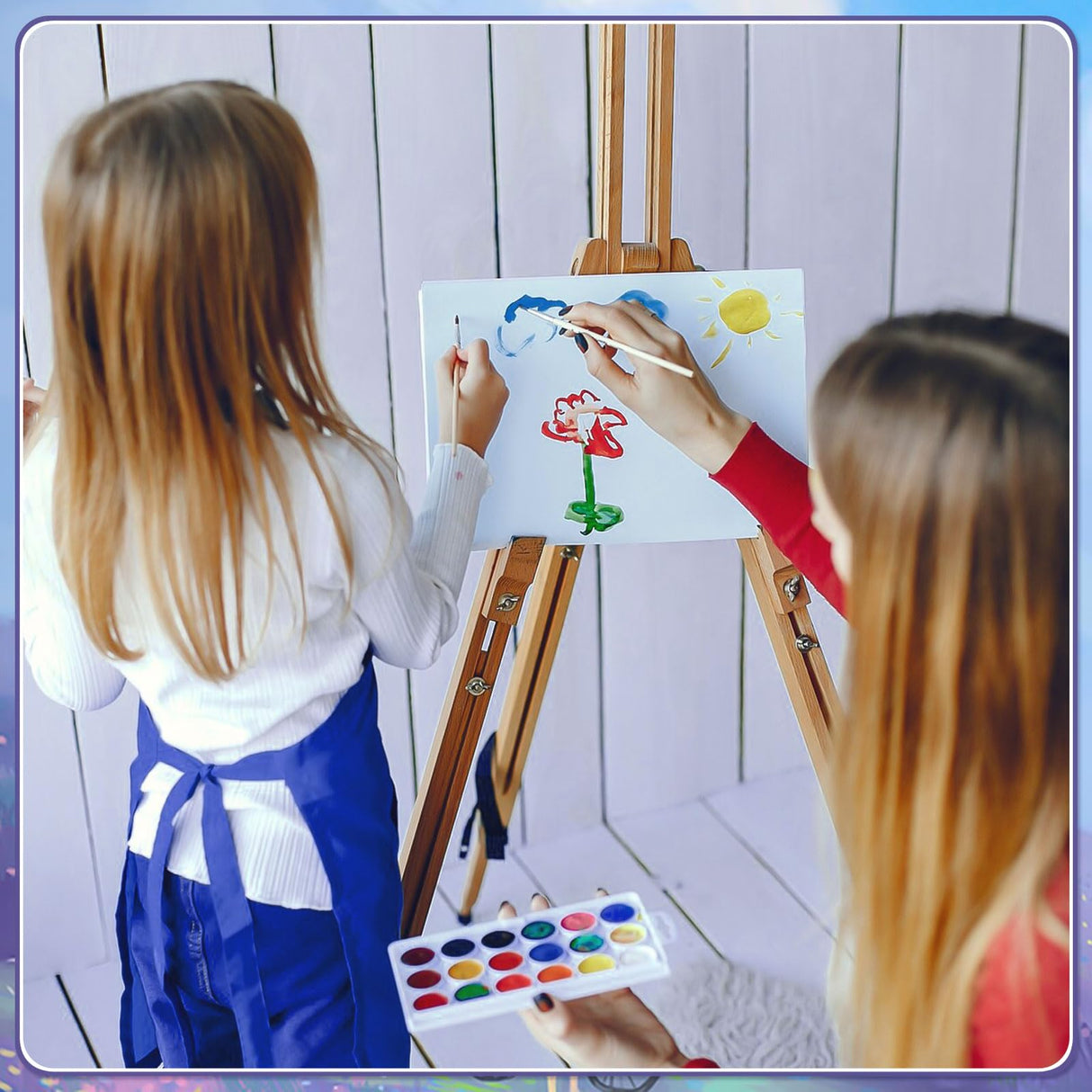 300 Sheets Watercolor Paper, 140 lb/300 GSM Cold Press Watercolor Paper Bulk White Water Color Paper Cotton Paper for Kids Child Students Adults Artists Beginners Drawing Gift Cards(5 x 7 Inch) Prudiut