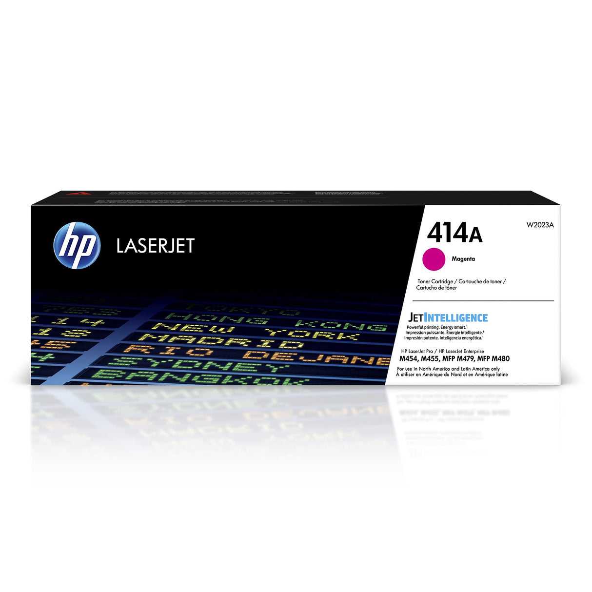 HP 414A Magenta Toner Cartridge | Works with HP Color LaserJet Enterprise M455dn, MFP M480f; HP Color LaserJet Pro M454 Series, HP Color LaserJet Pro MFP M479 Series | W2023A HP