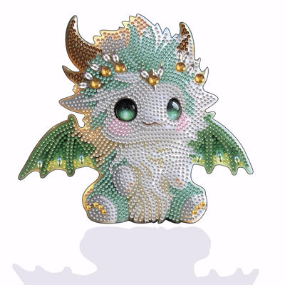 Baipisan Dragon Diamond Painting Ornaments Kits for Adults, Tabletop Diamond Art Statues Special Shaped Rhinestone Gem Art Kits,5D Painting with Dots Sculpture Ornaments Kits for Beginner