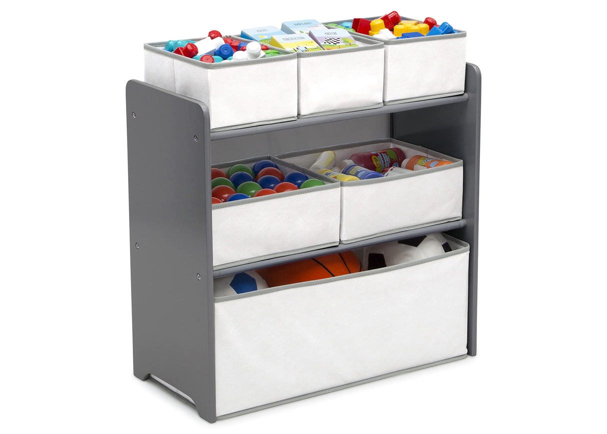 Delta Children 4-Piece Toddler Playroom Set, Grey/White Delta Children
