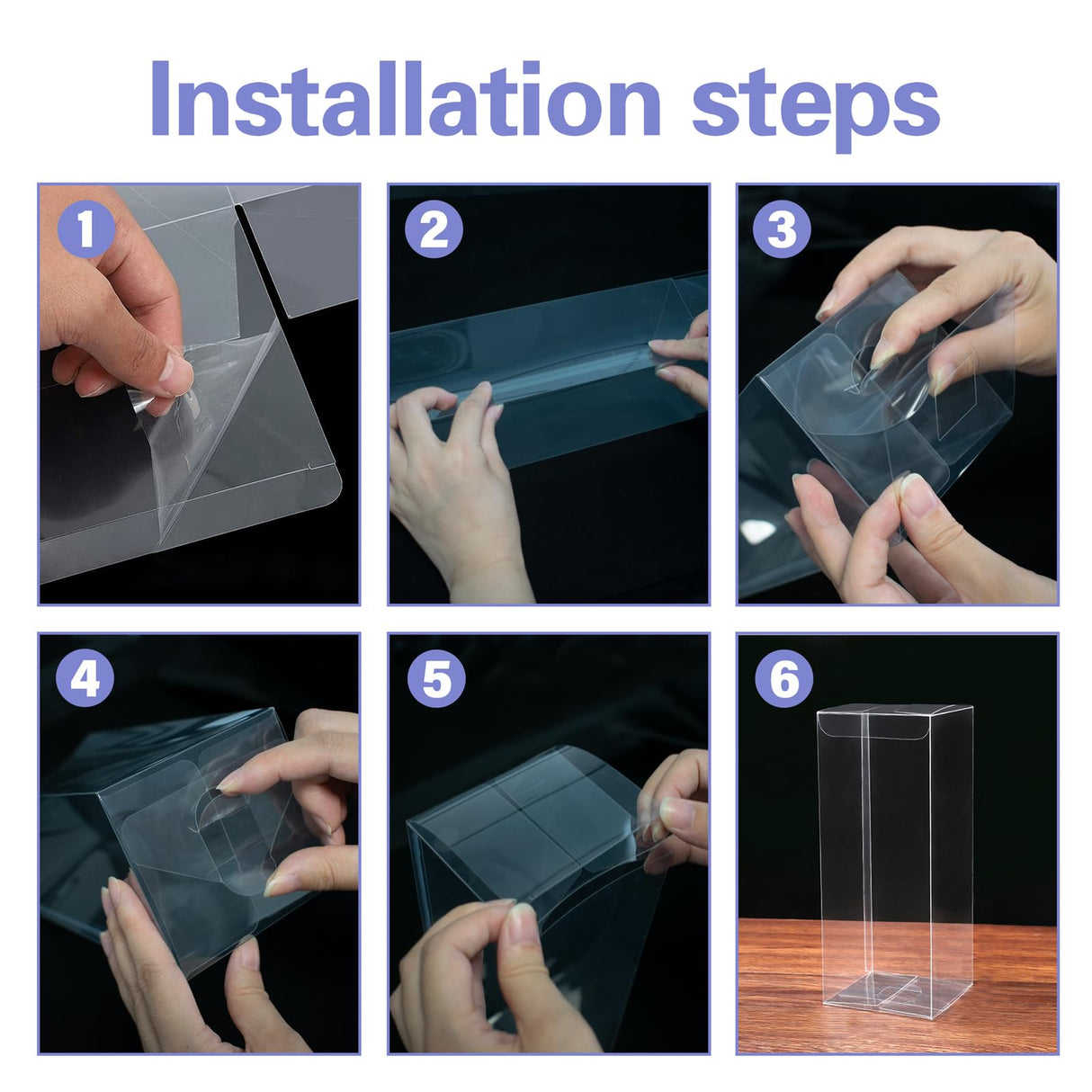 12 PCS Gift Boxes for Sublimation Tumbler 3.3 x 3.3 x 9.8 Inch Transparent Exhibition Boxes with Protective Membrane for 12 oz, 20 oz, 30 oz Heat Press Sublimation Blanks Skinny Tumbler Gift Wrapping XiyaxiVici