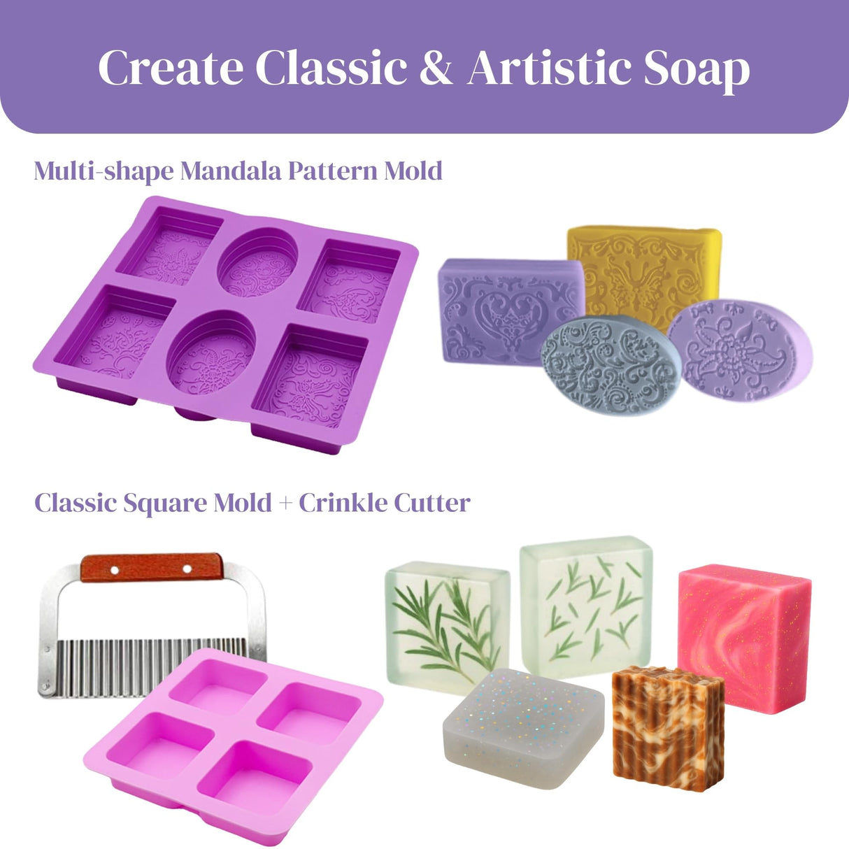 Soap Making Kit for Beginners | 4.5LBS Melt & Pour Soap Base - Shea Butter, Clear Glycerin & Goat Milk, All-in-one Soap Kit w/Molds Fragrances Colors Soap Making Tools & Supplies for Adults (Premium) BeadHub