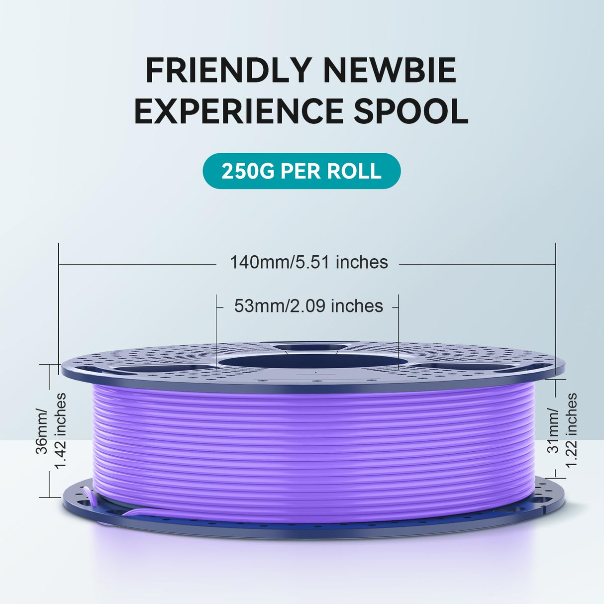 250g PETG Filament 1.75mm Bundle, SUNLU 3D Printer Filament Neatly Wound, Individually Vacuum Packed, 250g Spool, 8 Rolls, Black+White+Grey+Transparent+Red+Blue+Orange+Green YOOPAI