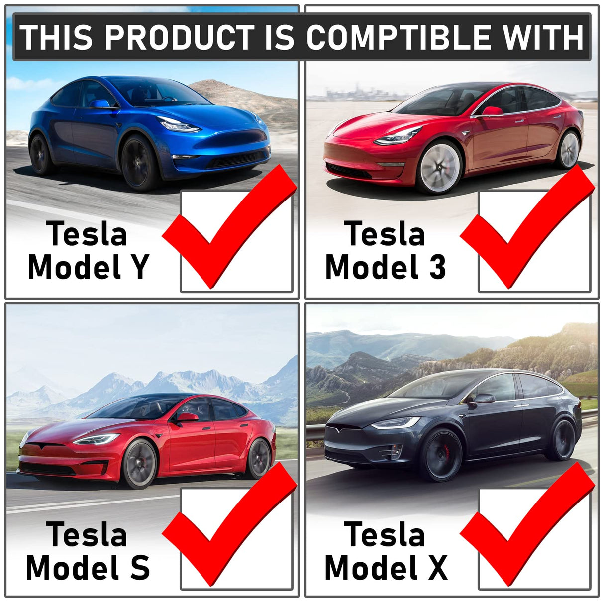 DNA MOTORING TCR-001 J1772 to Tesla Charging Adapter Maximize EV Charging Options Compatible with Tesla Model 3, Y, S, X for Level 1 Level 2 Charging Stations SAE J1772 Charger DNA MOTORING